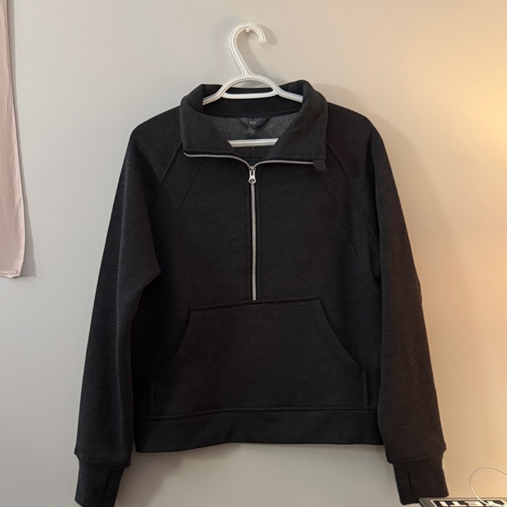 Danskin Men's Charcoal Zip-Up Sweater